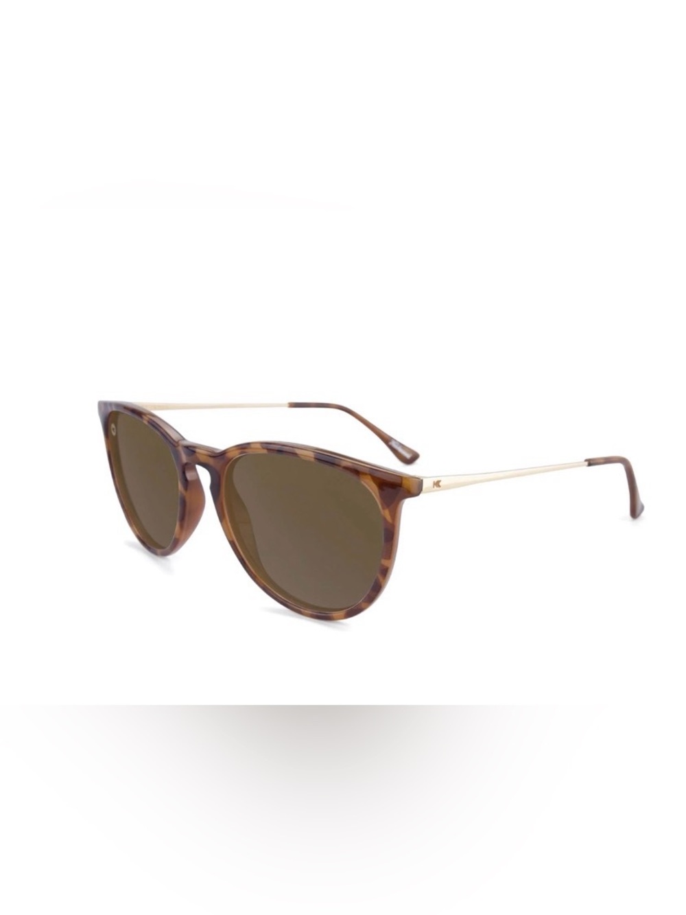 Tortoiseshell Sunglasses with Gold Arms